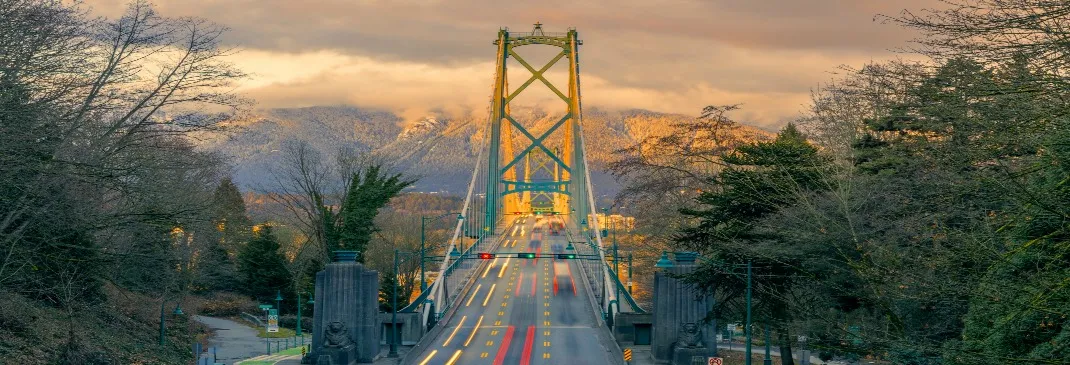 Driving in and around Vancouver 